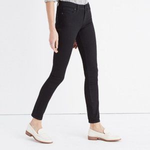 Madewell | Black Frost Skinny Skinny Jeans 28